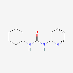 1-cyclohexyl-3-pyridin-2-ylurea - 49665-58-9