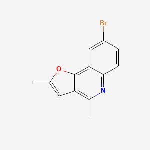 8-bromo-2,4-dimethylfuro[3,2-c]quinoline - 