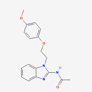 N-{1-[2-(4-methoxyphenoxy)ethyl]-1H-benzimidazol-2-yl}acetamide - 