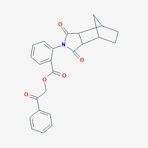 2-oxo-2-phenylethyl 2-(1,3-dioxooctahydro-2H-4,7-methanoisoindol-2-yl)benzoate - 