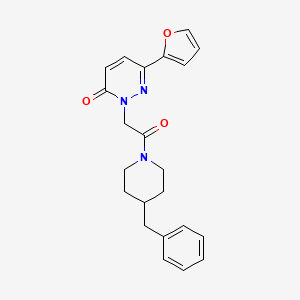 2-[2-(4-benzylpiperidino)-2-oxoethyl]-6-(2-furyl)-3(2H)-pyridazinone - 