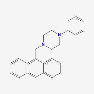 1-(9-anthrylmethyl)-4-phenylpiperazine - 