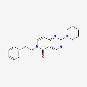 6-(2-phenylethyl)-2-(piperidin-1-yl)pyrido[4,3-d]pyrimidin-5(6H)-one - 