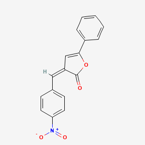 2(3H)-Furanone, 3-[(4-nitrophenyl)methylene]-5-phenyl- - 54833-77-1