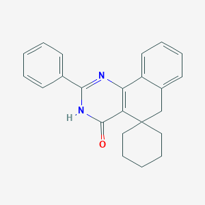 2-phenyl-3H-spiro[benzo[h]quinazoline-5,1'-cyclohexan]-4(6H)-one - 