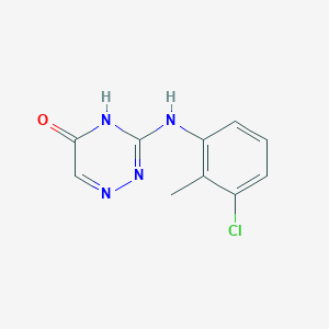 3-[(3-Chloro-2-methylphenyl)amino]-1,2,4-triazin-5-ol - 