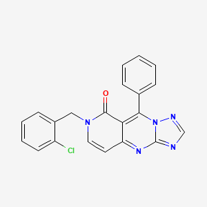 7-(2-chlorobenzyl)-9-phenylpyrido[4,3-d][1,2,4]triazolo[1,5-a]pyrimidin-8(7H)-one - 