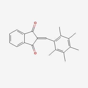 2-(2,3,4,5,6-Pentamethylbenzylidene)-1H-indene-1,3(2H)-dione - 5310-37-2