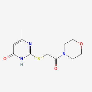 2-(4-Hydroxy-6-methyl-pyrimidin-2-ylsulfanyl)-1-morpholin-4-yl-ethanone - 