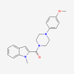 [4-(4-methoxyphenyl)piperazin-1-yl](1-methyl-1H-indol-2-yl)methanone - 