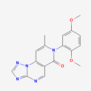 7-(2,5-dimethoxyphenyl)-8-methylpyrido[3,4-e][1,2,4]triazolo[1,5-a]pyrimidin-6(7H)-one - 