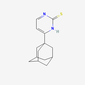 4-(Adamantan-1-yl)pyrimidine-2-thiol -