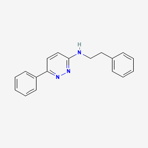 6-phenyl-N-(2-phenylethyl)pyridazin-3-amine - 
