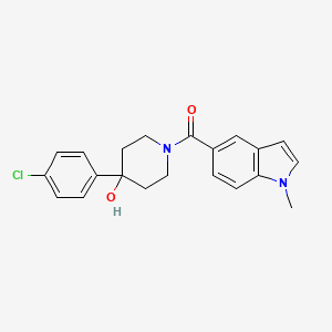 [4-(4-chlorophenyl)-4-hydroxypiperidin-1-yl](1-methyl-1H-indol-5-yl)methanone - 