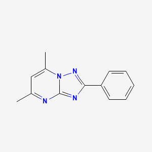 5,7-dimethyl-2-phenyl[1,2,4]triazolo[1,5-a]pyrimidine - 107518-46-7