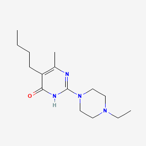 5-butyl-2-(4-ethylpiperazin-1-yl)-6-methylpyrimidin-4(3H)-one - 