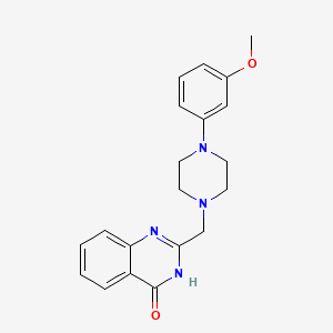 2-{[4-(3-methoxyphenyl)piperazin-1-yl]methyl}quinazolin-4(1H)-one - 