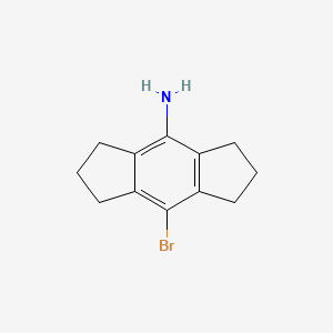 8-bromo-1,2,3,5,6,7-hexahydro-s-indacen-4-amine - 1995037-57-4
