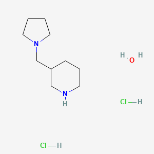 3-(1-pyrrolidinylmethyl)piperidine dihydrochloride hydrate - 