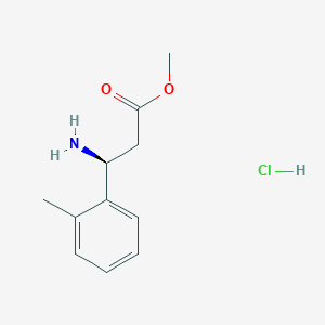 (S)-Methyl 3-amino-3-(o-tolyl)propanoate hydrochloride - 1245606-66-9