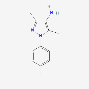 3,5-dimethyl-1-(4-methylphenyl)-1H-pyrazol-4-amine - 63203-92-9