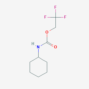 2,2,2-trifluoroethyl N-cyclohexylcarbamate - 201487-98-1