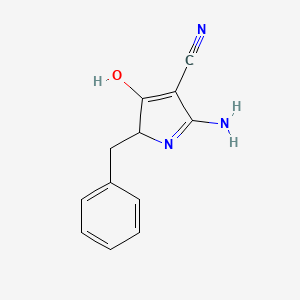 2-amino-5-benzyl-4-oxo-4,5-dihydro-1H-pyrrole-3-carbonitrile - 929974-46-9