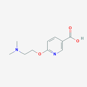 6-[2-(dimethylamino)ethoxy]pyridine-3-carboxylic acid - 886851-39-4