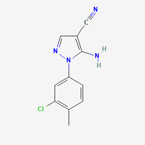 5-amino-1-(3-chloro-4-methylphenyl)-1H-pyrazole-4-carbonitrile - 58791-81-4