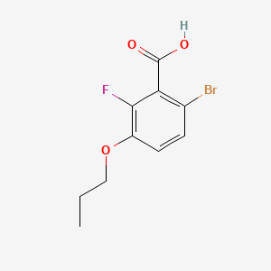 6-Bromo-2-fluoro-3-propoxybenzoic acid - 2624417-73-6