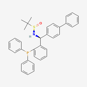 [S(R)]-N-[(S)-[2-(Diphenylphosphino)phenyl]-(1,1'-biphenyl)methyl]-2-methyl-2-propanesulfinamide - 2622154-79-2
