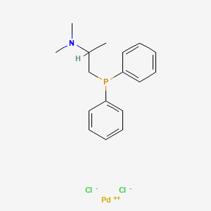 [(2-Dimethylamino)propyldiphenylphosphine]palladium(II) Dichloride - 85719-56-8