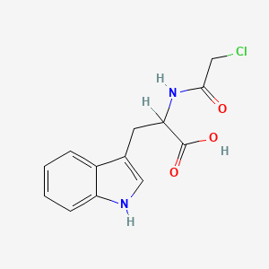 2-(2-chloroacetamido)-3-(1H-indol-3-yl)propanoic acid - 79189-76-7