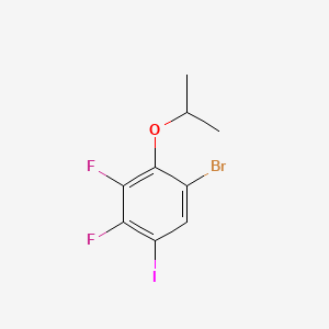 1-Bromo-3,4-difluoro-5-iodo-2-isopropoxybenzene - 2586126-38-5