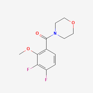 (3,4-Difluoro-2-methoxyphenyl)(morpholino)methanone - 2643367-79-5