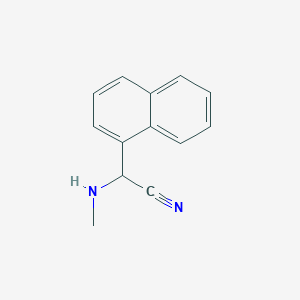 2-(methylamino)-2-(naphthalen-1-yl)acetonitrile - 69243-82-9