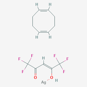(1Z,5Z)-cycloocta-1,5-diene;(Z)-1,1,1,5,5,5-hexafluoro-4-hydroxypent-3-en-2-one;silver - 38892-25-0