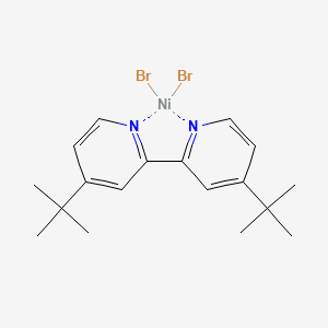 [4,4'-Bis(tert-butyl)-2,2'-bipyridine]nickel dibromide, 95% - 1894189-67-3