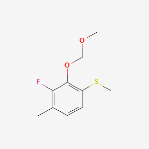 (3-Fluoro-2-(methoxymethoxy)-4-methylphenyl)(methyl)sulfane - 2643367-66-0