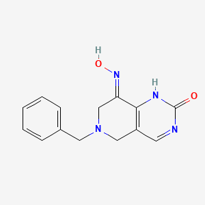 6-benzyl-8-(hydroxyimino)-5H,6H,7H,8H-pyrido[4,3-d]pyrimidin-2-ol - 1050884-79-1
