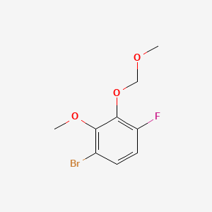 1-Bromo-4-fluoro-2-methoxy-3-(methoxymethoxy)benzene - 2624417-83-8