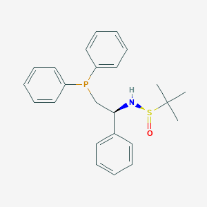 [S(R)]-N-[(1S)-2-(Diphenylphosphino)-1-phenylethyl]-2-methyl-2-propanesulfinamide - 1803239-44-2