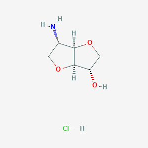 (3S,3AR,6S,6AR)-6-Aminohexahydrofuro[3,2-B]furan-3-OL hcl - 1263309-32-5