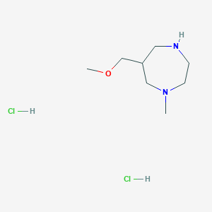 6-(Methoxymethyl)-1-methyl-1,4-diazepane dihydrochloride - 2301851-18-1