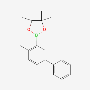 4,4,5,5-Tetramethyl-2-(4-methyl-[1,1'-biphenyl]-3-yl)-1,3,2-dioxaborolane - 2253981-35-8