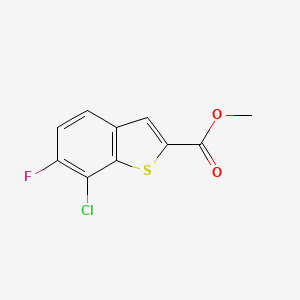 7-Chloro-6-fluoro-benzo[b]thiophene-2-carboxylic acid methyl ester - 1954362-55-0