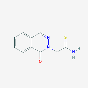 2-(1-oxo-1,2-dihydrophthalazin-2-yl)ethanethioamide - 1016860-91-5