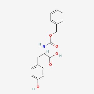 2-{[(benzyloxy)carbonyl]amino}-3-(4-hydroxyphenyl)propanoic acid - 5618-98-4