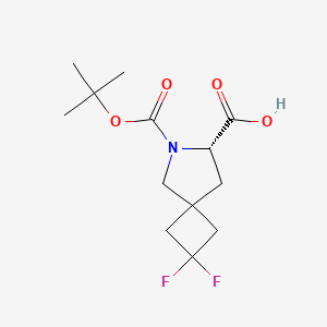 (7S)-6-tert-Butoxycarbonyl-2,2-difluoro-6-azaspiro[3.4]octane-7-carboxylic acid - 1980007-36-0
