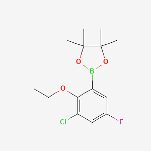 3-Chloro-2-ethoxy-5-fluorophenylboronicacid pinacol ester - 2121511-33-7